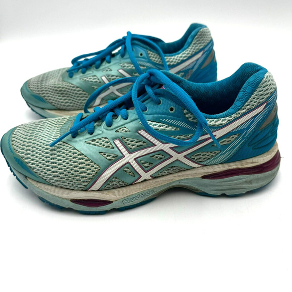 ASICS |‎ Gel Cumulus 18 Women's 8.5 D Running Shoes Blue Teal Athletic Sneakers - Picture 2 of 7